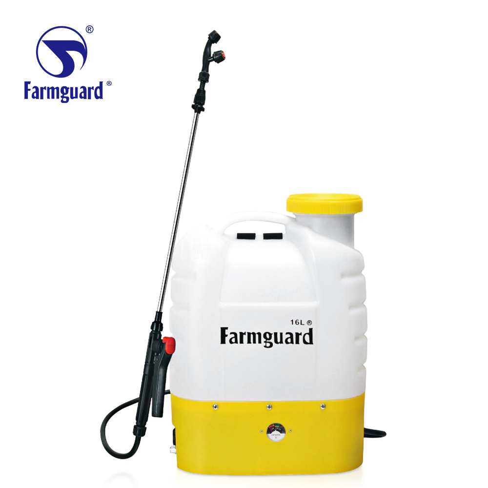 16L Farmguard Rechargeable Electric Battery Single Double Pump Spray Machine Agriculture Sprayer GF-16D-02C