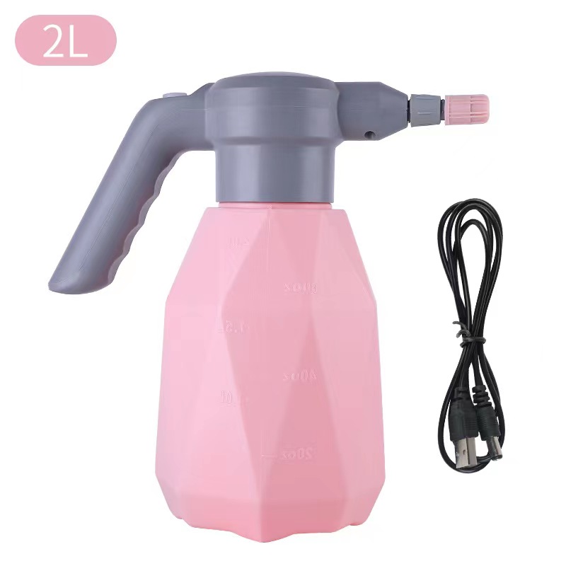 New Design 2L Plastic Bottle And USB Charge Lithium Battery Operated Garden Sprayer