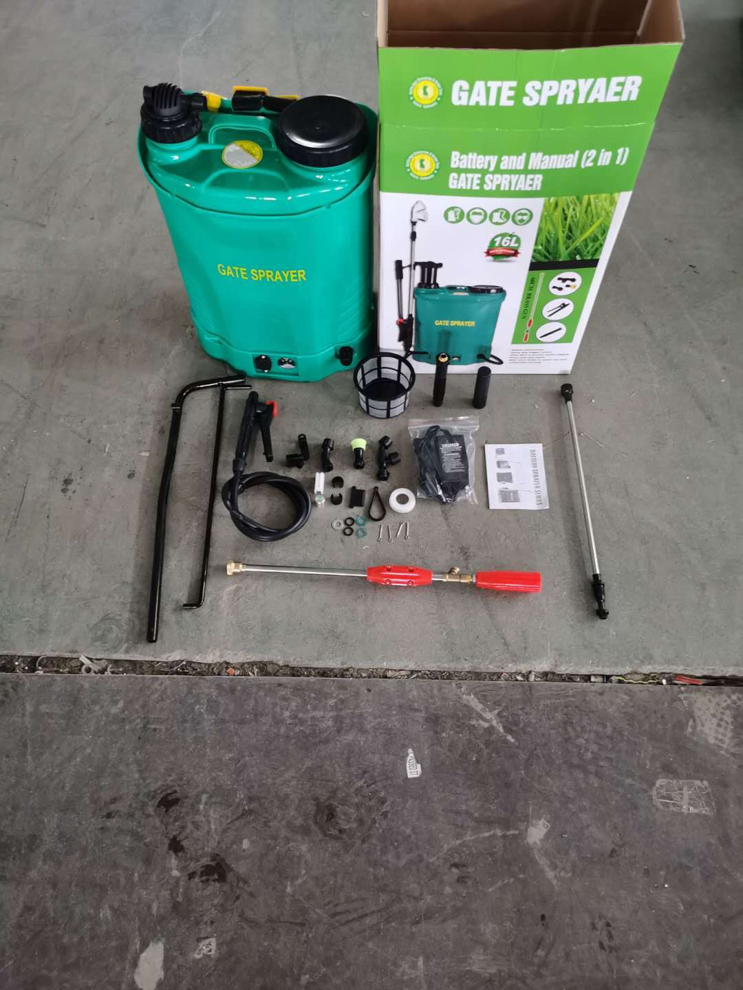 Agricultural Chemical Resistant 16L Hand and Battery 2 in 1 Sprayer GF-16SD-17Z